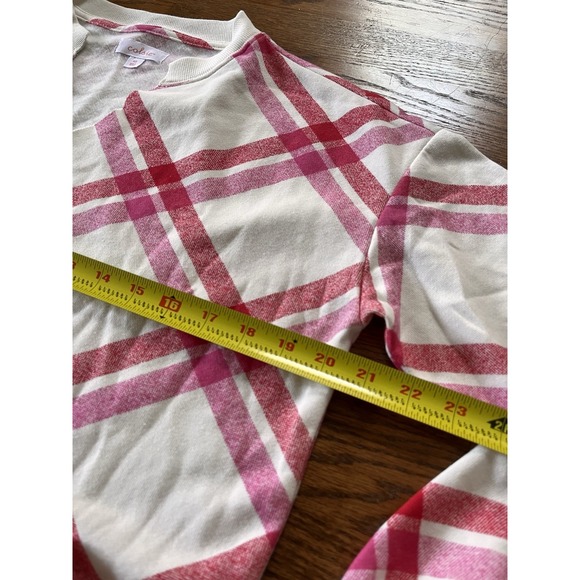 Colsie‎ Womens Matching Lounge Set Size XS Plaid Fleece Comfy Jogger Red NWT - Picture 6 of 8